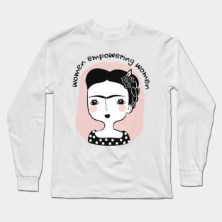 Girls Power Frida Kahlo Long Sleeve T-Shirt